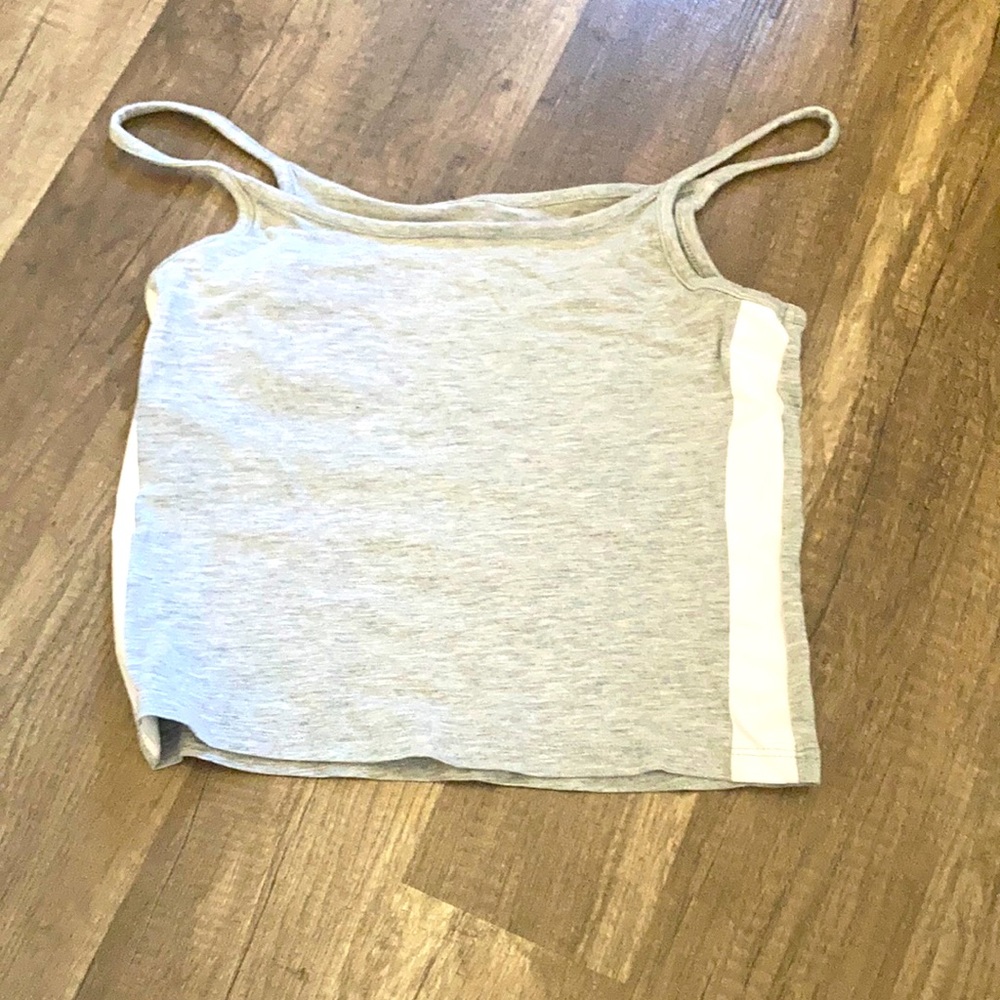 H&M crop top, grey and white, also size small.